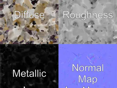 Realistic Vervet Monkey 3D Model with Detailed Fur Low-poly 3D model