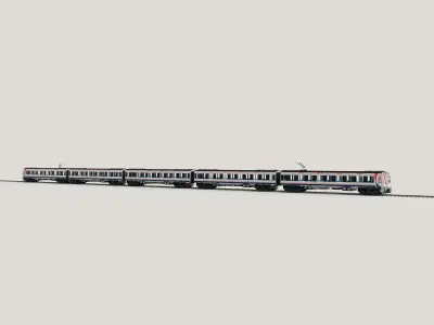 TCDD Marmaray E32000 Train 3D Model 3D model