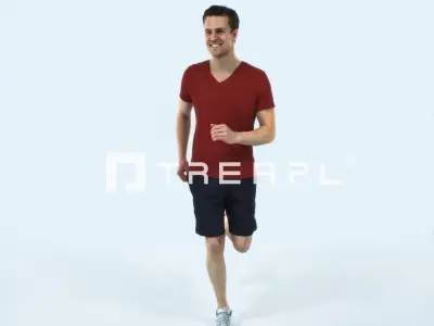 Virtue 02L Running Jogging Football Sports Man Low-poly 3D model purchase