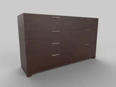 Cabinate  Low-poly 3D model