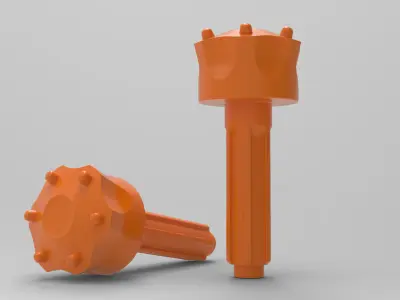 Mining Drill Bit 3D model