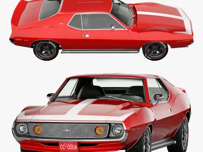 AMC AMX SST-1973 3D model