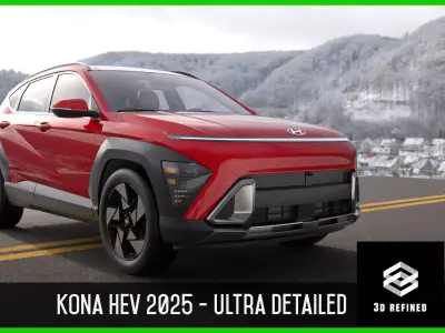 Kona ICE -highres-Vray-Redshift-Unreal and Lightrigs  3D model