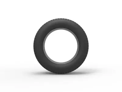 Tire of Dirt Modified stock car V8 Scale 1 to 25 3D print model