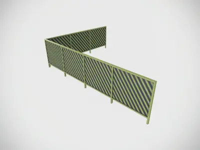 Blockers Low-poly 3D model