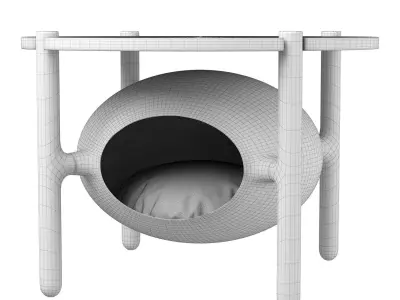  Igloo Table Cat Home 3D model