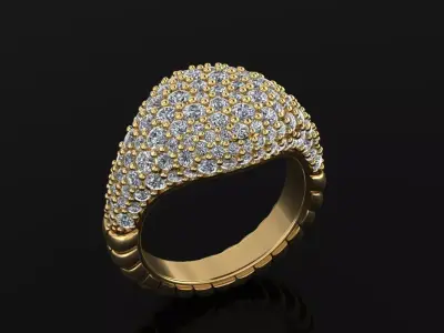 David Yurman Ring 3D print model buy