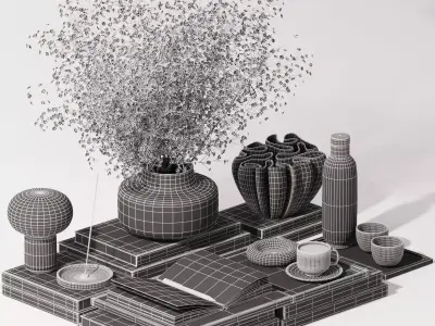 Decorative set H27 3D model