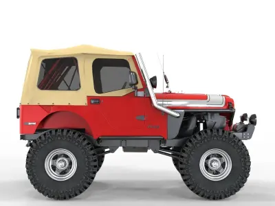 1980 Jeep CJ5 Renegade 3D model