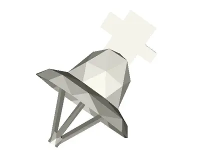 A lowpoly replica of Arthur Antenna One 3D print model