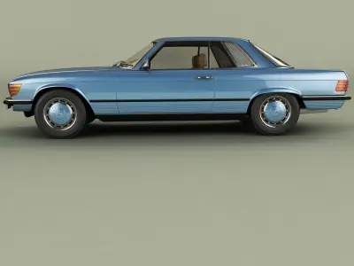 Mercedes-Benz C107 350SLC 3D model