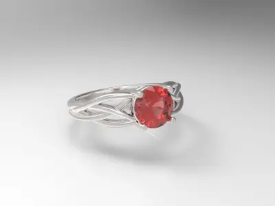 Knot ring  3D print model