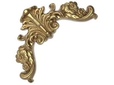 decorative pattern ready for 3D printing 3D model