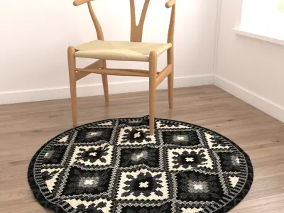 Rugs No 14 Low-poly 3D model