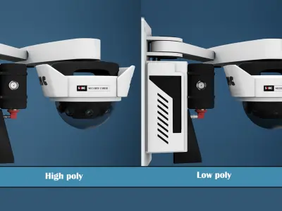 camera 04 Low-poly 3D model