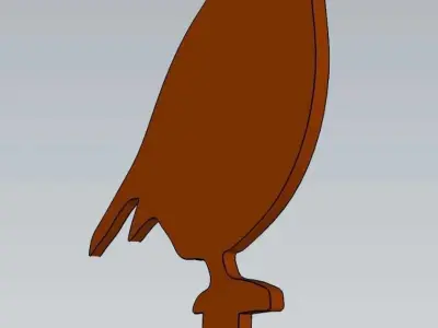 Wonderful Artificial Bird Home and Garden Outdoor Lawn Decor 3D model