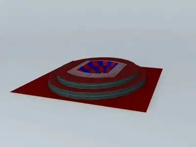 A Medium Stadion 3D model