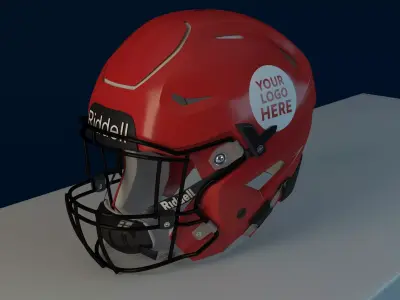 Riddell Speedflex helmet 3D model