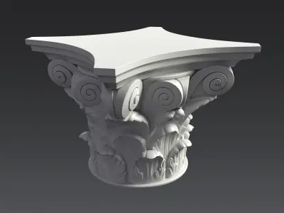 Corinthian Capital 3D model