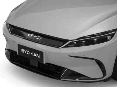 2025 BYD Han EV With Interior 3D model