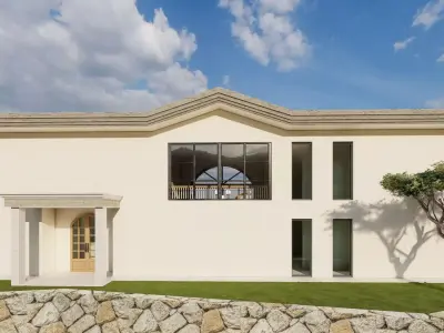 luxury villa design 3D model