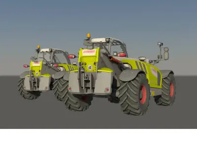 Claas Scorpion  Low-poly 3D model