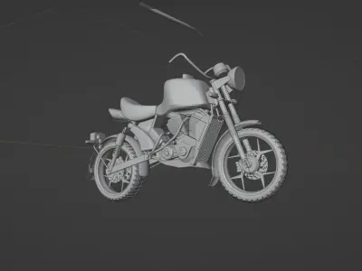 kgf chapter 3 updated version rocky bike  3D model