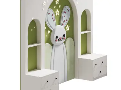 Kids wall panell 7 3D model