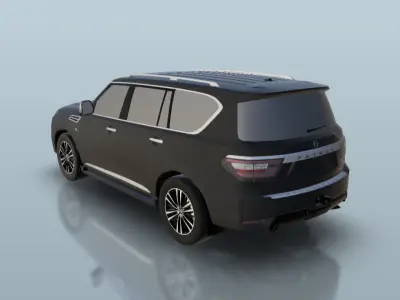 Nissan Patrol Platinum 2021 3D print model