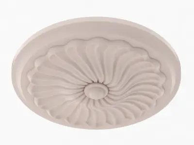 Classic Ceiling Medallion 47 3D model