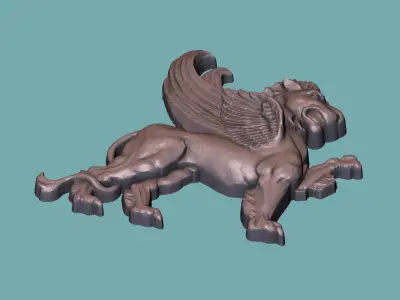 Lion Onlay 3D print model