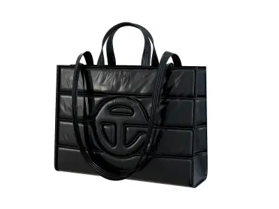 Telfar x Moose Knuckles Puffer Shopper Bag Low-poly 3D model