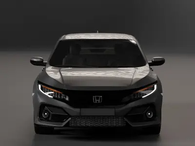 Honda Civic 2018 Hatchback 3D model