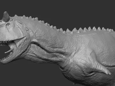 Carnotaurus - Meat-Eating Bull Low-poly 3D model