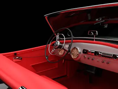 1952 Mercedes Nash-Healey 3D model