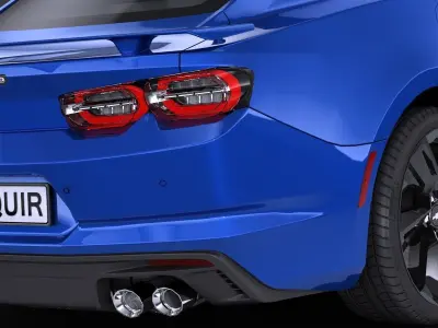 Chevrolet Camaro SS CG 2019 LowPoly 3D model