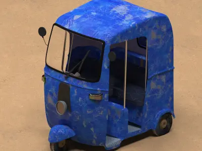 Tricycle tuk tuk 3D model