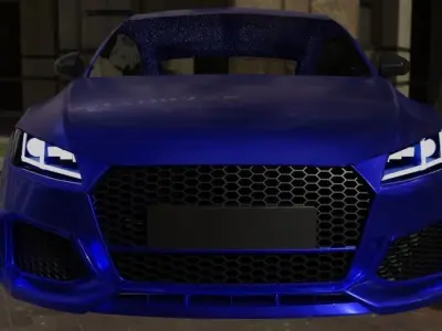 audi tt model  3D model
