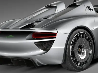 Porsche 918 Spyder 2012 3D model