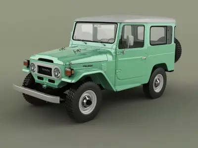 Toyota Land Cruiser FJ40 3D model