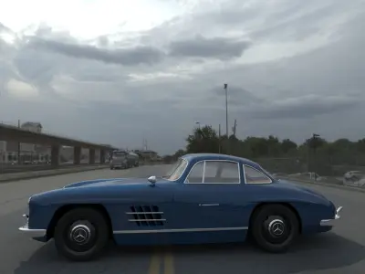 Mercedes 300SL Gullwing 3D model