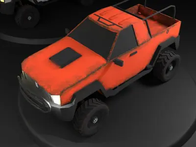 Truck Lowpoly offroad racing apk Low-poly 3D model