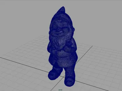 Garden Gnome 5 Low-poly 3D model