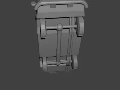 Minibus van 3D model