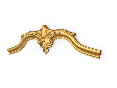 Classic decor ornament carved 10 3D model