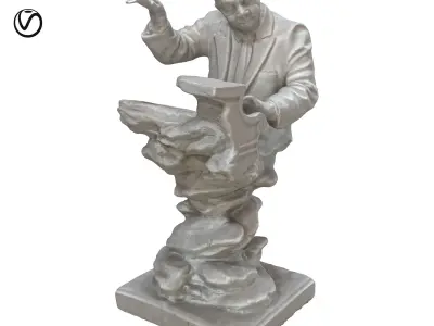 pianist man statues Free 3D model