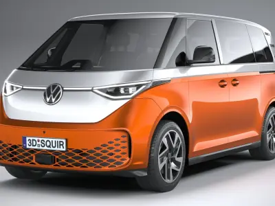 Volkswagen ID Buzz 2023 3D model