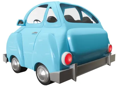 toy car Low-poly 3D model order
