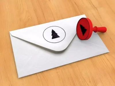 Stamp 3 Christmas tree 3D print model