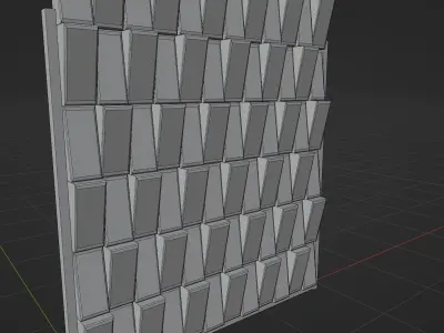 Wall wood V19 for your interior wall wood 3D model